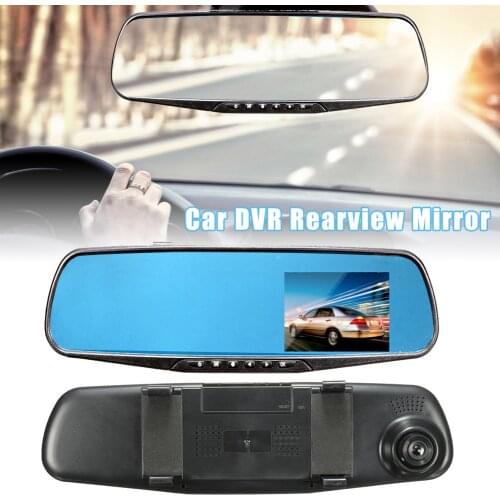 1080P HD Car DVR Rearview Mirror Dash Cam Camera Video Recorder Motion Detection