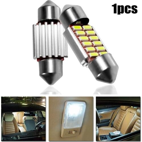 12V 6500K 36MM LED Bulb C5W C10W Super Bright 4014 Auto Interior Reading Lamp Car Light