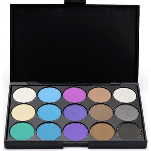 15 Colors Matte & Shimmer Eye Shadow Palette Makeup kit Waterproof Long-lasting Professional Eyes Cosmetics DHL Free