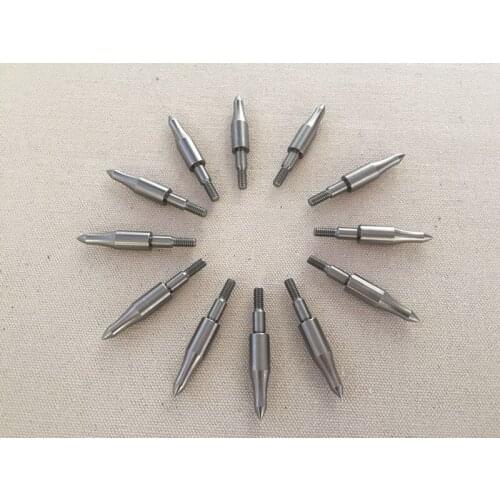150Grain Field Points Stainless steel target point target point arrowhead broadhead ID7.6mm for carbon arrow shaft Archery