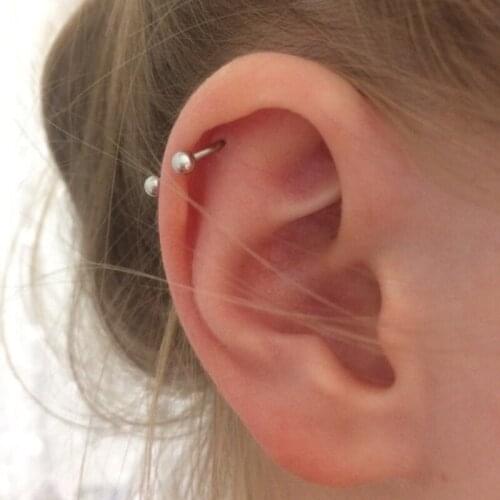 3pcs Stainless Steel Nose Septum Ring Hoop Earring Cartilage Piercing Lip Stud Tragus Ear Horseshoe BCR Circular Eyebrow Jewelry