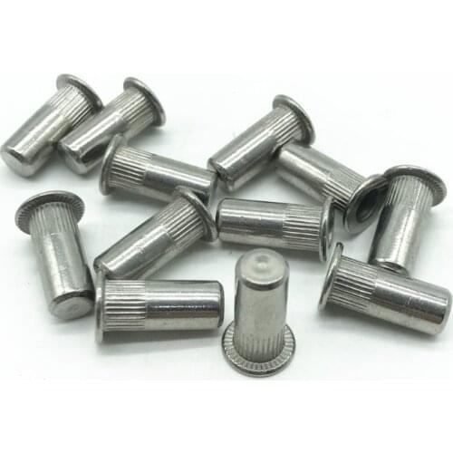 50pcs Stainless Steel Rivet Nut Sealed Insert Nut Blind Rivet Nut Enclosed Rivet Nut M4 M5 M6 M8 M10