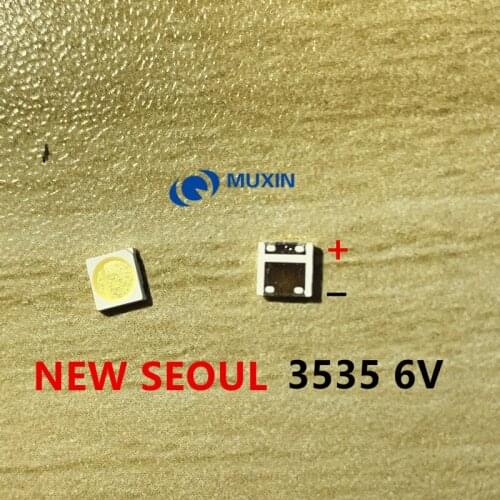 5000pcs SEOUL LED 3535 Light Beads High Power LED Backlight 2W 6V Cool white 135LM TV Application