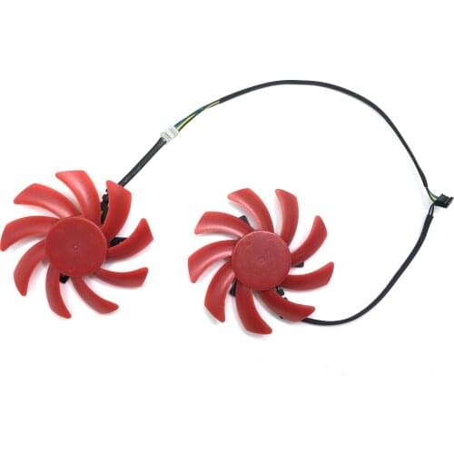 83MM FDC10U12S9-C 4Pin PC Cooler Fan Replacement For XFX RX 560D RX 570 RX 580 RX Vega Graphics Video Card Cooling Fans