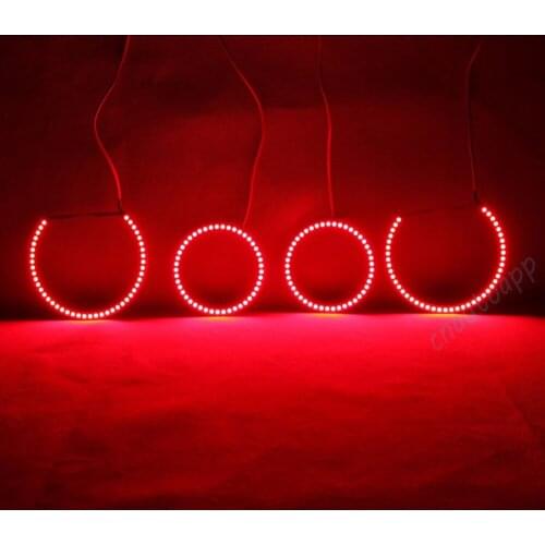 Angel Eyes Multi-Color RGB LED Car Lights DRL Wireless Bluetooth IR RF RGB Controller Remote Kit For 2010 hyundai sonata NF