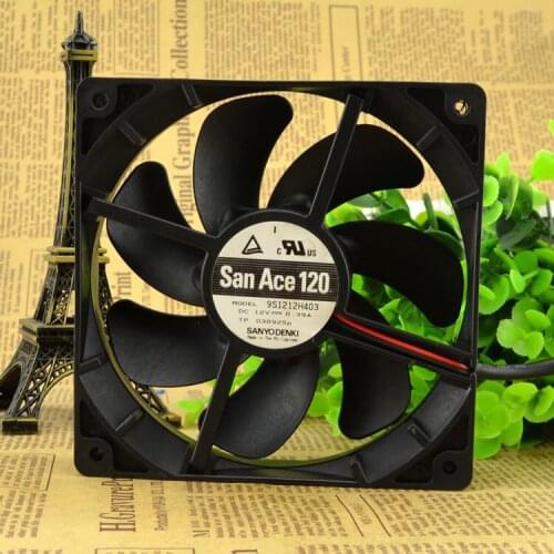 FOR Sanyo SANYO 9S1212H403 12025 12V 0.39A High Volume Silent Fan