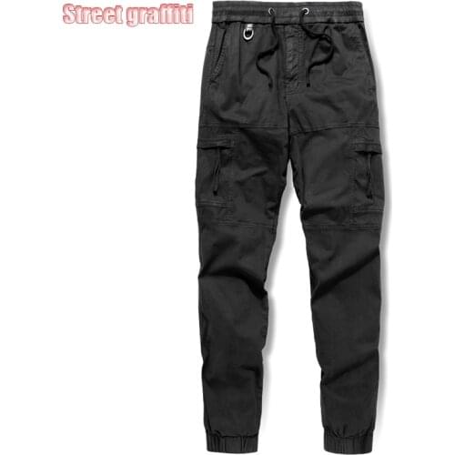 Cargo Pants Men Military Style 2021 New Harajuku Hip Hop Training Joggers Trousers for Men Casual Fashion Streetwear Mens Pants