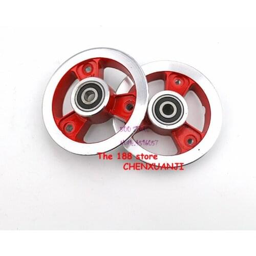 Good quality 200X50 front wheel hub 8 inch bearing aluminum wheel rims tire tyre fits 8'' electric folding scooter