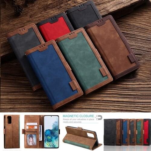 Leather Case For Samsung A51 A71 A01 A11 A21 A41 A81 A91 A50 A70 A20E A30 A10 S A40 S20 ultra S9 plus S10 Lite Flip Wallet Cover
