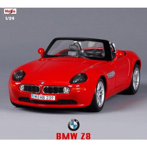 Maisto 1:24 Hot style BMW Z8 M4 GTS MINI Alloy Racing Convertible alloy car model simulation car decoration collection gift toy