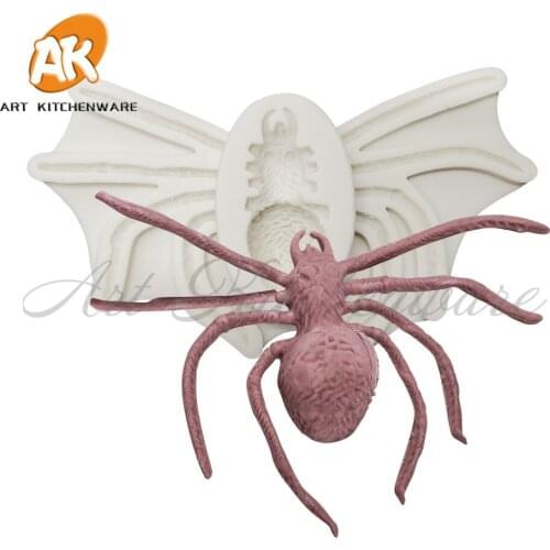 New Arrival Spider Silicone Cake Mold Kitchenware Baking Tools Soap Mould Cake Decorating Supplies Cake Tool