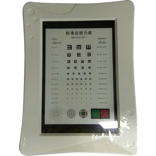 Near Vision Chart Vision Acuity Chart Vision Tester E Eye Test Chart Compatible with Me-dical Use Optical Shop