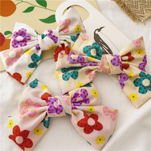 Ruoshui Sweet Floral Hairpins Woman Flower Hair Clips Girls Hair Grips Hair Accessories Headwear Barrettes For Female Ornaments