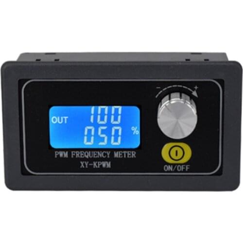 PWM Pulse Frequency Duty Cycle Adjustable Square Wave Signal Generator Module 1HZ-150KHZ Signal Generator LCD Display