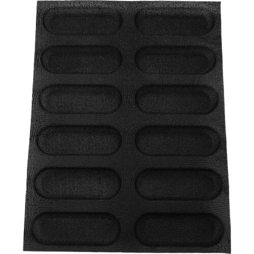 Silicone Baguette Pan-Non-Stick Perforated French Bread Pan Forms,Hot Dog Molds , Baking Liners Mat Bread Mould