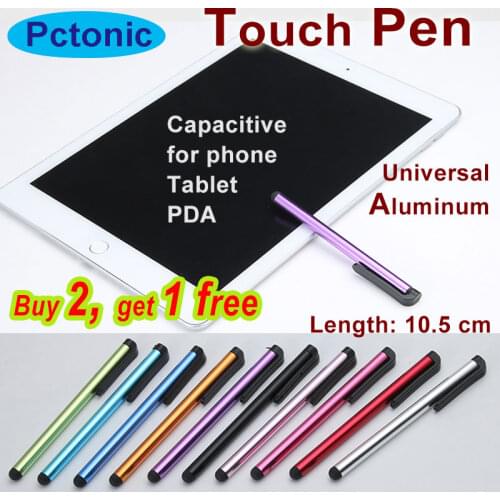 PCTONIC Capacitive Stylus Screen Touch Pen PDA Aluminum touch pencil for iphone smart phone xiaomi huawei samsung