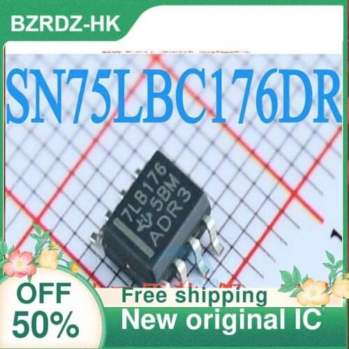 1-20PCS SN75LBC176 SN75LBC176DR SOP8 7LB176 Bus transceiver driver chip New original IC