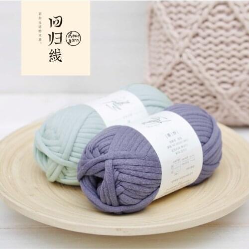100g 45m 4mm Grouted 55% cotton Thick Crude Manual Weave pet beds, mats sew Needle Crochet thread Scarf winter cashmere Hat Line