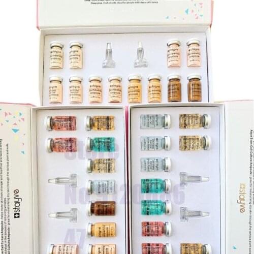12 vials 8ml Stayve BB Cream Glow Beginner Starter Kit BB Cream Whitening Liquid Foundation for Dr pen Microneedle Mesotherapy