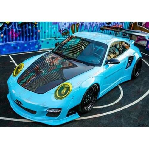 2008-2012 Z-ART for 911 wide body kit retrofit body kit for 997 Tuning body kit for 911 Turbo Turbo S refit kit