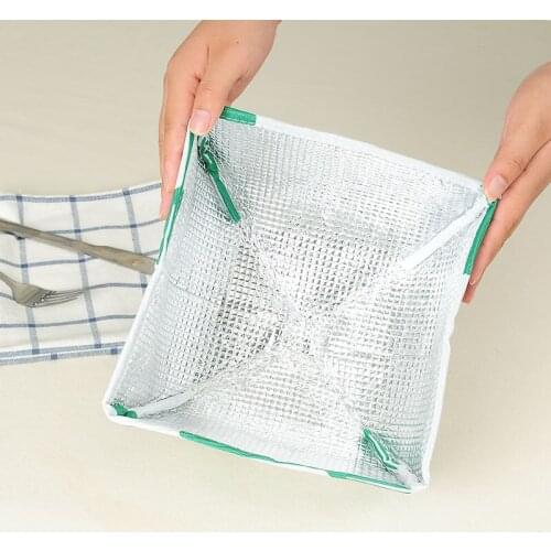 Foldable food insulation cover Keep Warm Hot Aluminum Foil Food umbrella Dishes Insulation Useful Kitchen Gadgets Accessories
