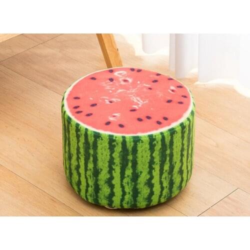28*22cm Fruit style Footstool Four feet Scoop chair Round Sofa stool
