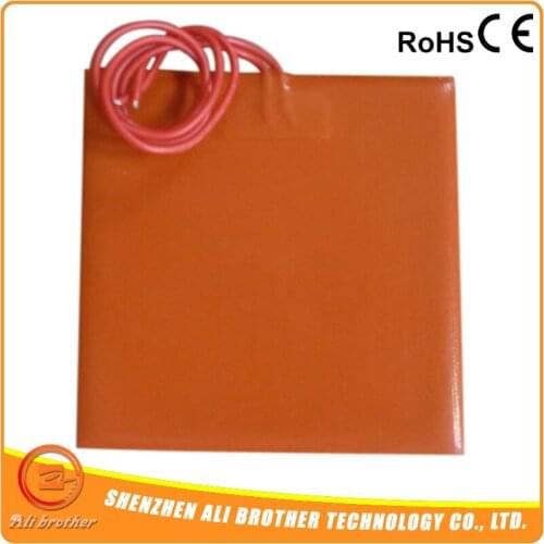 400x400mm 800w@220v, 3M PSA, 100k Thermistor, Silicone Heater Pad, 3d Printer Heated Pad