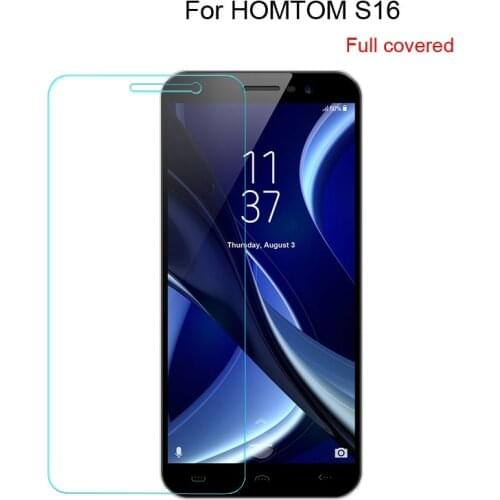 5.5 inch HOMTOM S16 Tempered Glass 100% Original Premium 9H 2.5D Screen Protector Film For S16 Phone (Full Cover)
