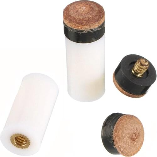 5pcs Billiard Replacement Set Pool Cue Tips 12mm Pool Billiard Cue Stick Ferrules 5x Screw-On Tips for Snooker Hot Sale