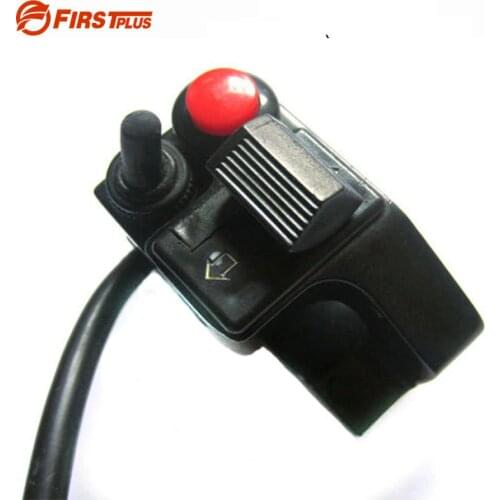 7/8" 22mm Aluminum Motorcycle ATV Dirt Handlebar Mount Push Button Horn Beam Winker Turn Switch For Honda YAMAHA BMW GS