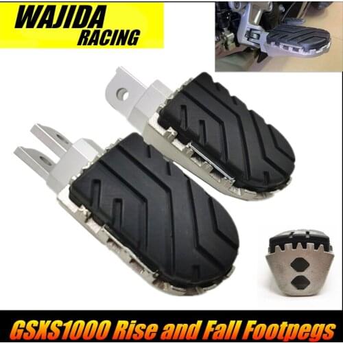 FOR SUZUKI GSXS1000 GSXS 1000 GSX S1000 Motorcycle Accessories Front Footpegs Foot Rest Peg