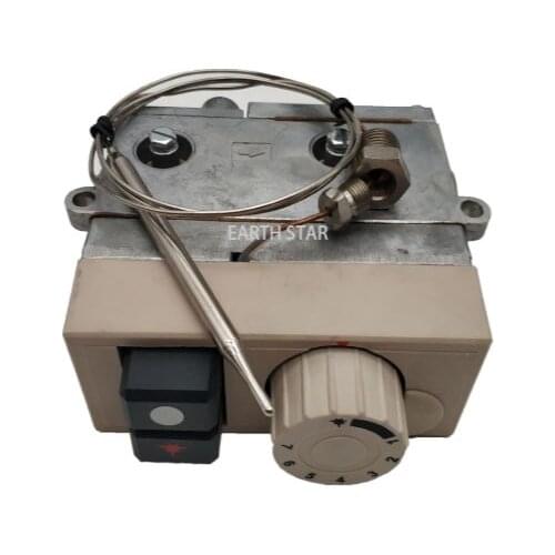 Free shippingEarth Star Model 710 minisit gas fryer thermostat control valve 120-200 degree lpg thermostaic valves
