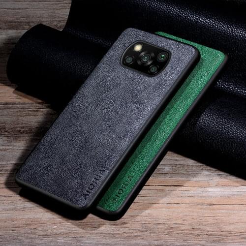 Case for Xiaomi Poco X3 Pro X3 NFC GT slim premium PU leather Funda Coque Business Style Case Cover for Xiaomi Poco X 3 Pro