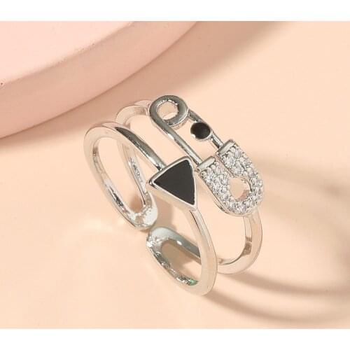 Dovolov Rings With Cubic Zirkonia For Women