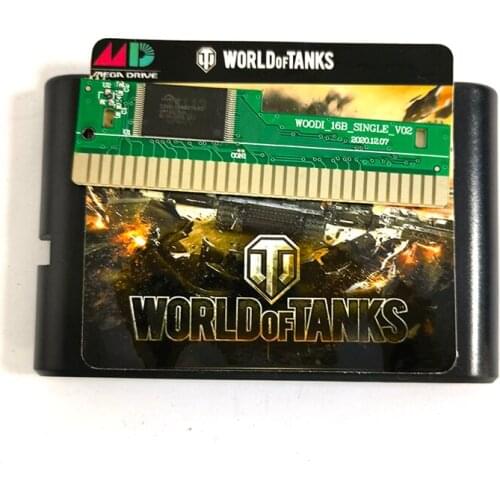 World of Tanks 16 Bit MD Game Card Sega Mega Drive Genesis