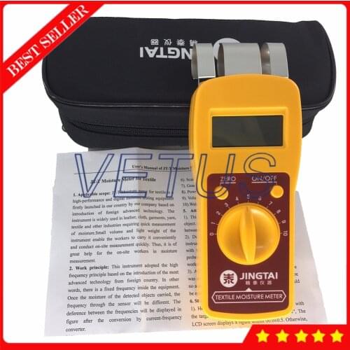 JT-T High Quality Digital Textile Moisture Meter for moisture testing machine of leather cloth garments yarn Materials