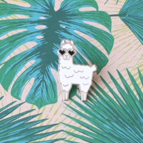 Llama Enamel Pin Lapel Pins Badge Llama Lover Gift