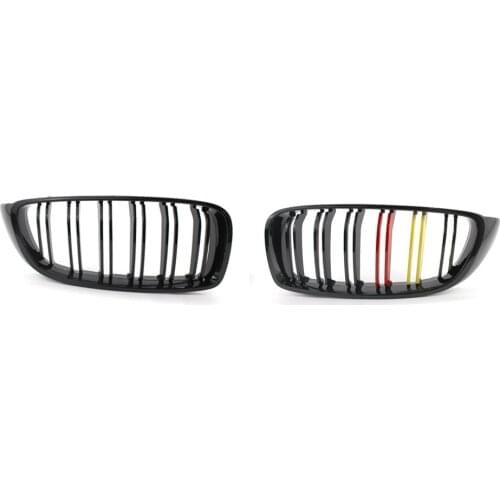 M Style Gloss Black Front Grille for BMW F32 428i 435i Coupe/Gran 2014-2016