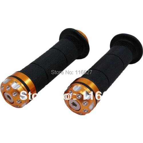 7/8" Handlebar CNC End Cap Rubber Hand Grips for BMW S1000RR Premium Ducati Monster Triumph Daytona