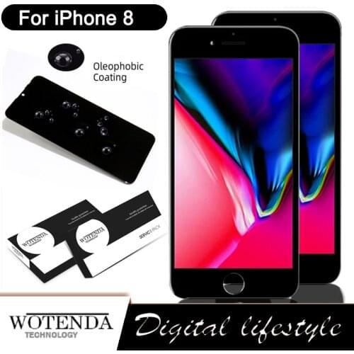 Original OEM Display For iPhone 8 Plus LCD Touch Screen Digitizer Assembly Repair Parts with Service Pack