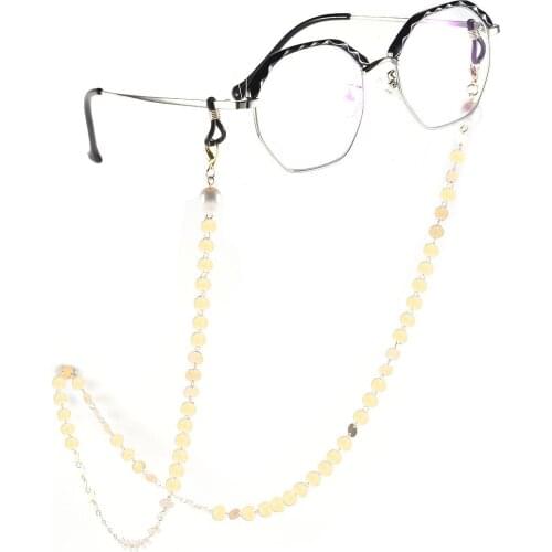 Ladies Pearl Love Pendant Glasses Chain Temperament Peach Heart Glasses Mask Multi-purpose Accessories