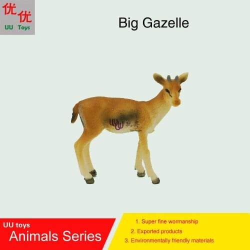 Hot toys:Big Gazelle Simulation model Animals kids toys children educational props