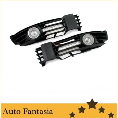 Angel eye fog light with led day time running light for Volkswagen passat b5.5-Free shipping