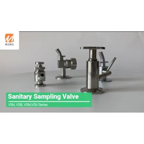 Stainless Steel Sanitary Manual clamp Brewery Valve, Male Beer Sampling Valve
