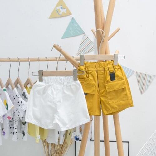 Toddler Kids Shorts Casual Korean Shorts for Boy Baby Girl Pants Summer 2020 Child Pants Fashion Elastic Waist Boy Shorts 2-6 Y