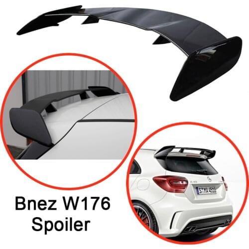For Mercedes Bnez A-Class W176 2013-2018 Hatchback Spoiler ABS A160 A180 A200 A250 A45 AMG 5-Door Roof Wing