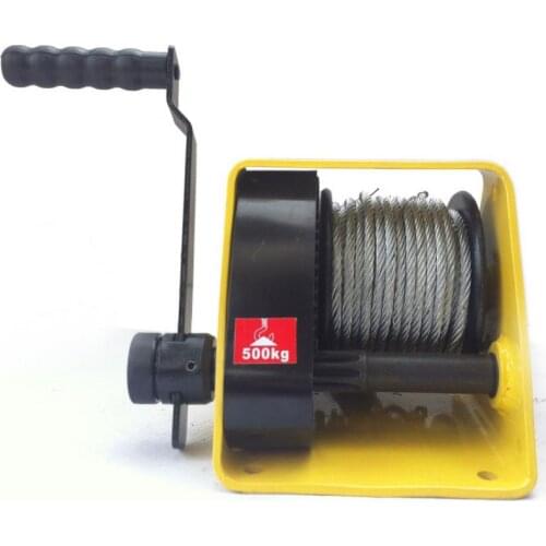 Heavy-Duty Winch with Brake Heavy-Duty Manual Winch Hand-Cranking Traction Machine
