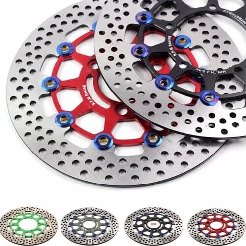 Universal Motorcycle CNC 3 holes 260 * 70mm / 5 holes 260 * 60mm Floating disk brake disc for Motorbike Scooter Honda Yamaha