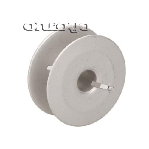 Industrial Sewing Machine Parts Large Bobbin 18034A Aluminum With Cut For 0318 0302 Flat Machine Diameter 25.5mm Height 10.8mm