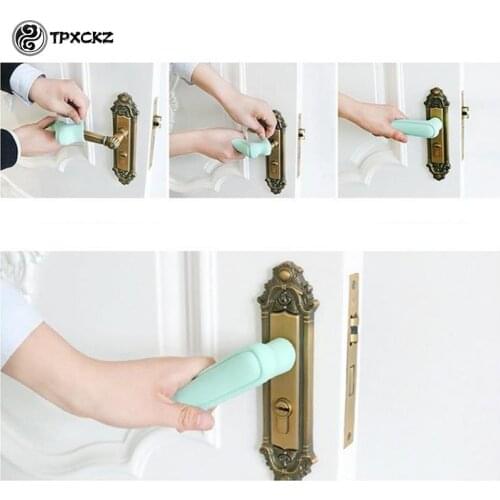 1pcs Door Handle Protector Childrens Anti-Collision Door Handle Protective Cover Suction Cup Protection